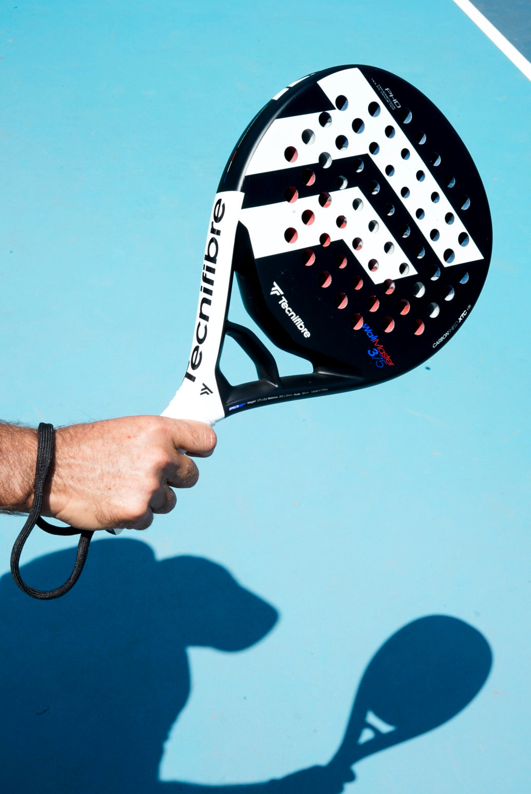 Pala Padel Tecnifibre - Wall Master 375 Color Negro