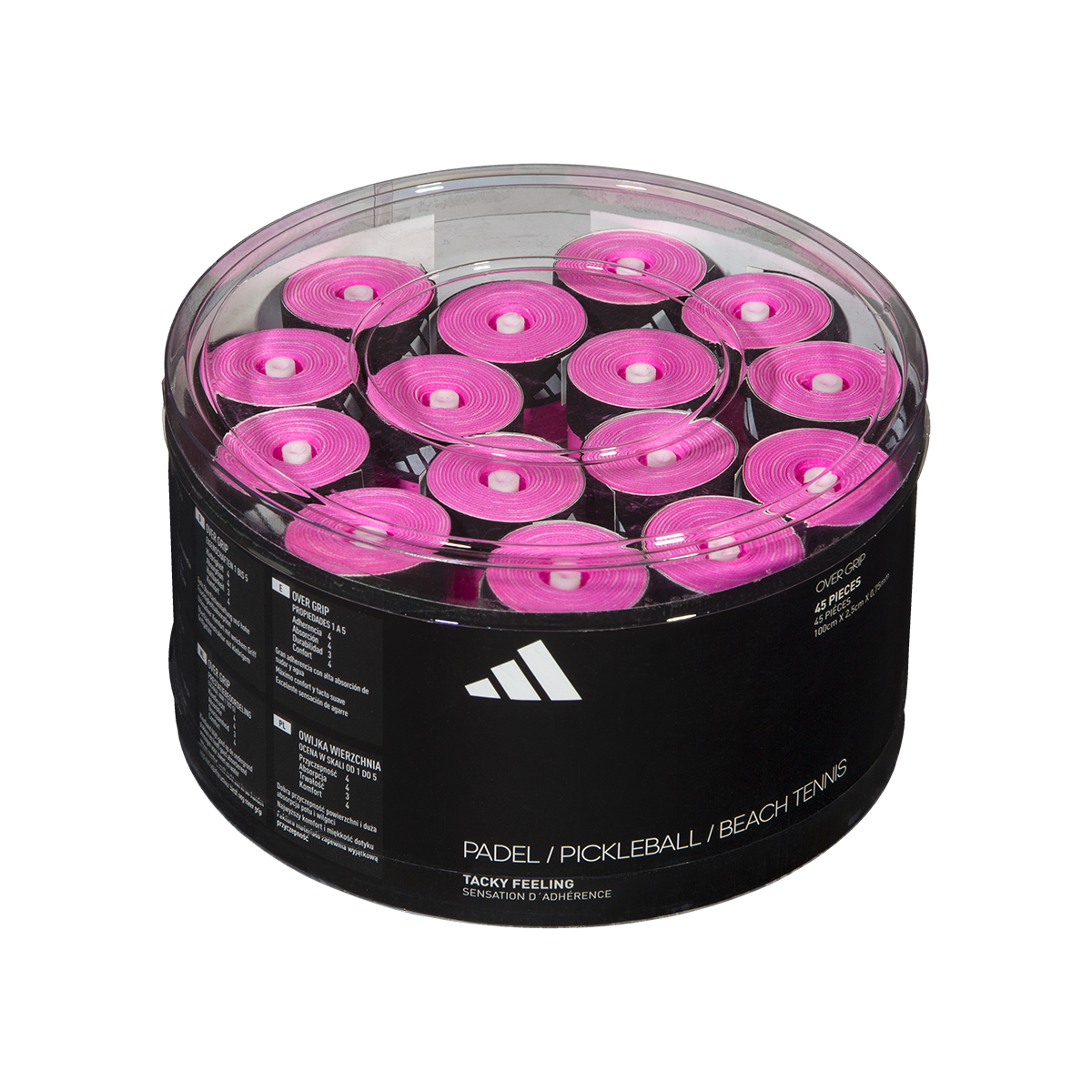 OVERGRIP - ADIDAS - BOX - 45 UNIDADES - FLUOR