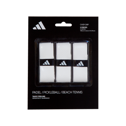 OVERGRIP ADIDAS - SET 3 - BLANCO