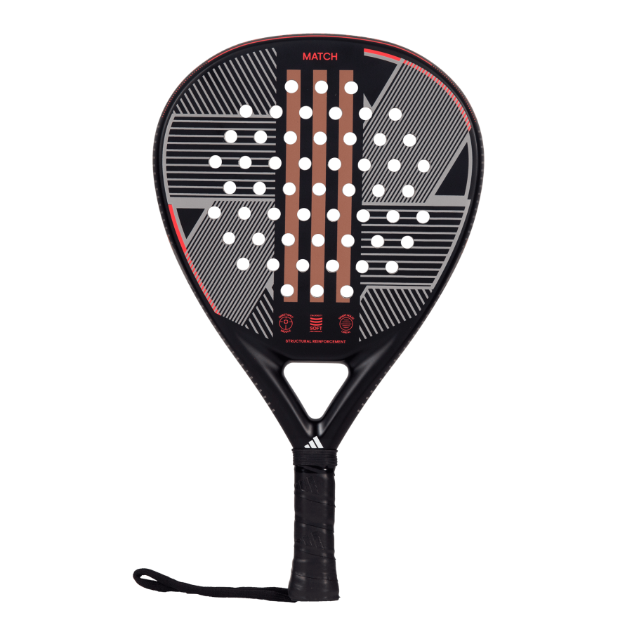 PALA DE PÁDEL ADIDAS MATCH 3.3 BLACK/RED